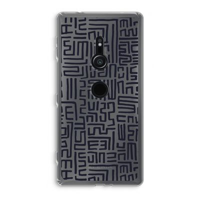Moroccan Print: Sony Xperia XZ2 Transparant Hoesje