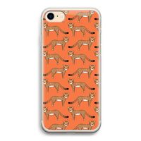 Cheetah: iPhone 7 Transparant Hoesje