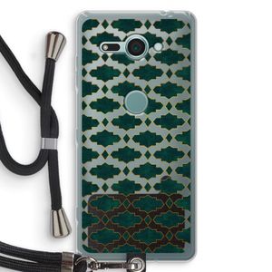 Moroccan tiles: Sony Xperia XZ2 Compact Transparant Hoesje met koord