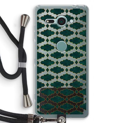Moroccan tiles: Sony Xperia XZ2 Compact Transparant Hoesje met koord