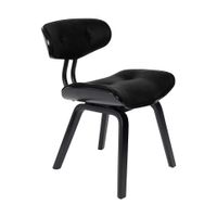 Dutchbone Blackwood stoel black - thumbnail