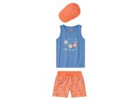 lupilu Kinder kledingset (86/92, Oranje/blauw) - thumbnail