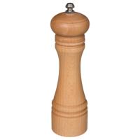 5Five Pepermolen/zoutmolen - hout - beige - H22 cm - Pepermaler/zoutmaler