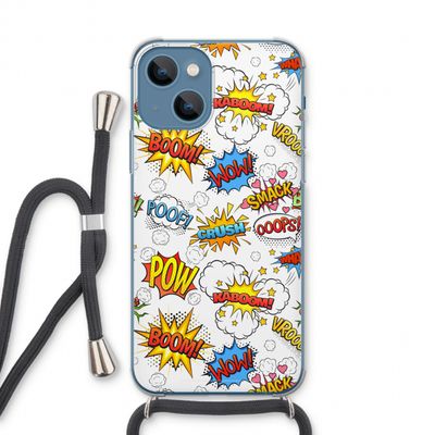 Pow Smack: iPhone 13 Transparant Hoesje met koord