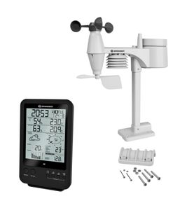 Bresser Optik Weather Center WTW 5-in-1 7002510 Draadloos weerstation Verwachting voor 12 tot 24 uur