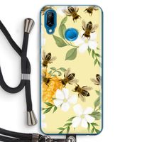 No flowers without bees: Huawei P20 Lite Transparant Hoesje met koord