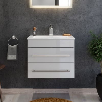 Saniclear Bianca badkamermeubel 60cm hoogglans wit