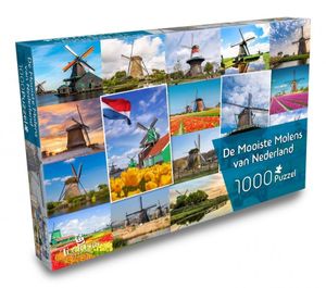 De Mooiste Molens van Nederland Puzzel 1000 Stukjes