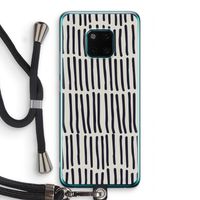 Moroccan stripes: Huawei Mate 20 Pro Transparant Hoesje met koord