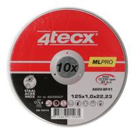 4tecx Doorslijpsch 125X1 Stl/Rvs 10/Blik