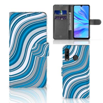 Huawei P30 Lite (2020) | Telefoon Hoesje | Waves Blue