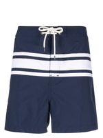 Polo Ralph Lauren short de bain rayé à lien de resserrage - Bleu - thumbnail