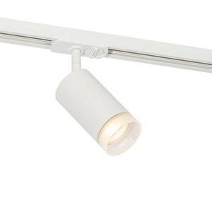 QAZQA Moderne spot met witte ring voor railsysteem 1-fase GU10 50mm -