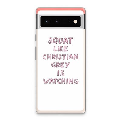 Christian Grey: Google Pixel 6 Transparant Hoesje