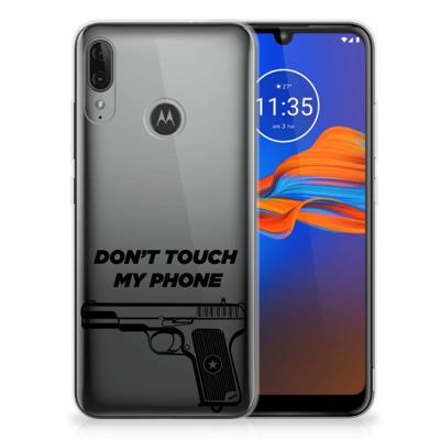 Motorola Moto E6 Plus Silicone-hoesje Pistol DTMP Motorola Moto E6 Plus Silicone-hoesje Pistol DTMP