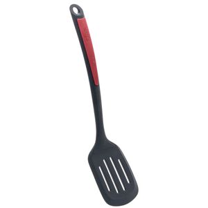 5Five Keukengerei bakspatel/bakspaan - kunststof - zwart/rood - 34 cm