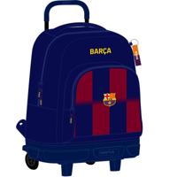 Schoolrugzak F.C. Barcelona Blauw Kastanjebruin 33 x 45 x 22 cm