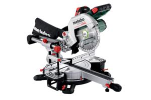 Metabo KGS 18 LTX BL 216 - 18 Volt accu-afkortzaag met trekfunctie | 2X 8AH LIHD accu's - 614216810