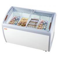 VEVOR 362L commerciële ijsvitrine Gelato Dip vriezer ijsvitrine