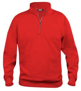 Clique 021033 Basic Half Zip - Rood - XXL