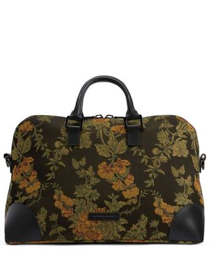 Giuseppe Zanotti sac fourre-tout Lucky à fleurs - Noir