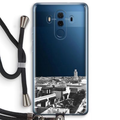 Marrakech Skyline : Huawei Mate 10 Pro Transparant Hoesje met koord