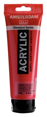 Royal Talens Amsterdam Standard Series Acrylverf Tube 250 ml - Permanentrood Purper 348