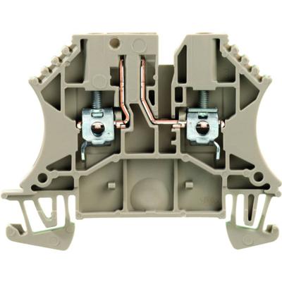 Testscheidingsserieklem WTR 2.5/O.TNHE 8731700000 Donkerbeige Weidmüller 100 stuk(s)