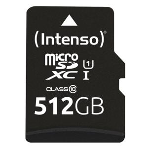 Intenso 512GB microSDXC Performance microSD-kaart 512 GB Class 10 UHS-I Waterdicht