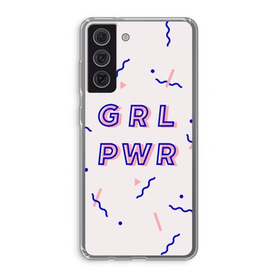 GRL PWR: Samsung Galaxy S21 FE Transparant Hoesje