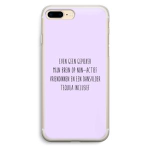 Tequila: iPhone 7 Plus Transparant Hoesje
