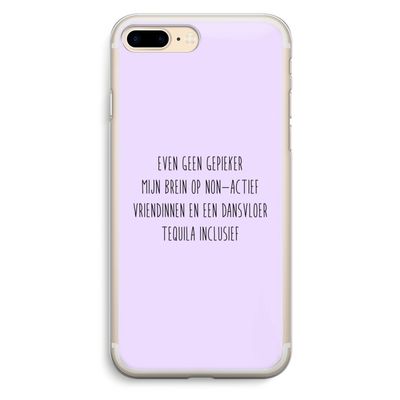 Tequila: iPhone 7 Plus Transparant Hoesje