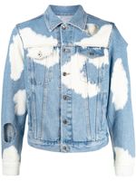 Off-White veste en jean à effet délavé - Bleu