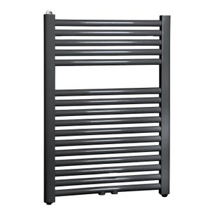 Radiator BWS Emma 76,6x60 cm Midden Onder Aansluiting Antraciet (463 Watt)