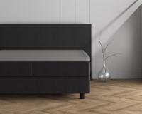 Dreamhouse Dubbel Jersey 220 gr. Topper Hoeslaken Grijs 160/180 x 200/220 cm