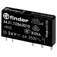 Finder 34.51.7.060.0000 Printrelais 60 V/DC 6 A 1x wisselcontact 1 stuk(s)