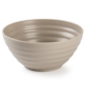 Kommetjes/schaaltjes - Dessert/ontbijt - Kunststof - D14 cm - Taupe