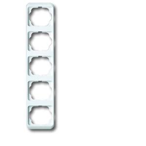 Busch-Jaeger 2CKA001754A2833 Frame Frame 5-voudig Alpha exclusive, Alpha Nea Verkeerswit, Wit 1 stuk(s)