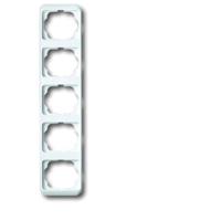 Busch-Jaeger 2CKA001754A2833 Frame Frame 5-voudig Alpha exclusive, Alpha Nea Verkeerswit, Wit 1 stuk(s)