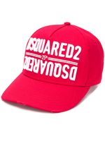 DSQUARED2 casquette à logo brodé - Rouge