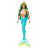 Mattel Dreamtopia - Zeemeerminpop - Blauw en geel haar en turquoise staart pop