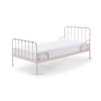 Leen Bakker - Vipack Bed Alice - 90x200 Cm - Metaal - Roze - 205x94x90 Cm