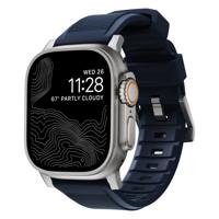 Nomad Rugged band / silver hardware 45/46/49 mm