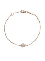 Anita Ko bracelet Palm Leaf serti de diamants - Rose