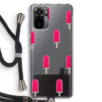 Waterijsje: Xiaomi Redmi Note 10 Pro Transparant Hoesje met koord
