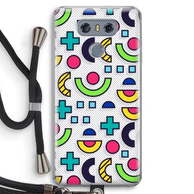 8-bit N°6: LG G6 Transparant Hoesje met koord