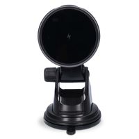 Nedis Draadloze Autolader | Qi gecertificeerd | 7.5 / 10 / 15 W | 1.5 / 1.67 / 2 A | 1.00 m | | USB Type-C | Inclusief kabel - CCHAQM15W110BK