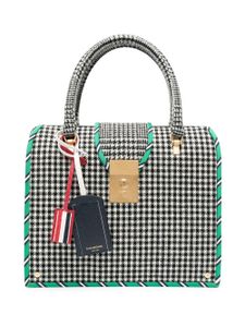 Thom Browne sac cabas Mrs. Thom Hunting en tweed - Noir