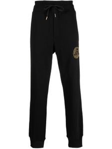 Versace Jeans Couture pantalon de jogging à logo brodé - Noir