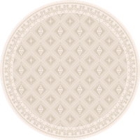 Tribale losanges vinyl tapijt beige
